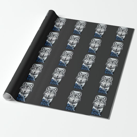Wolfseele Geschenkpapier (Ungerollt)