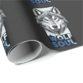 Wolfseele Geschenkpapier (Rolleneckpunkt)