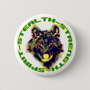Wolfseemblem Button