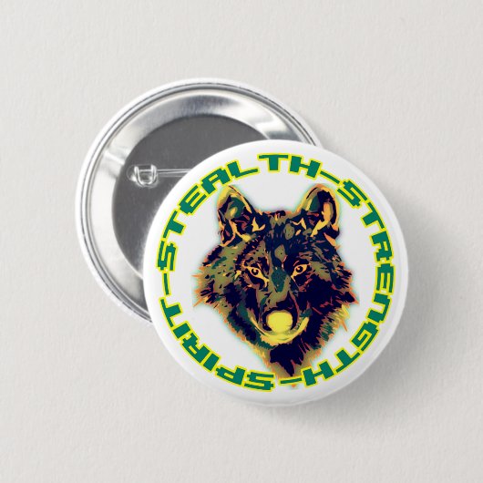 Wolfseemblem Button (Vorne & Hinten)