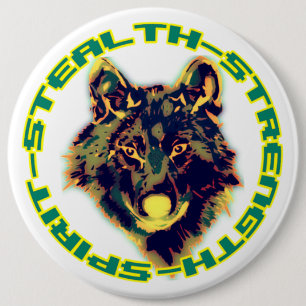 Wolfseemblem Button