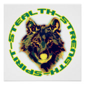 Wolfseemblem Poster (Vorderseite)