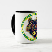 Wolfseemblem Tasse (Vorderseite Links)