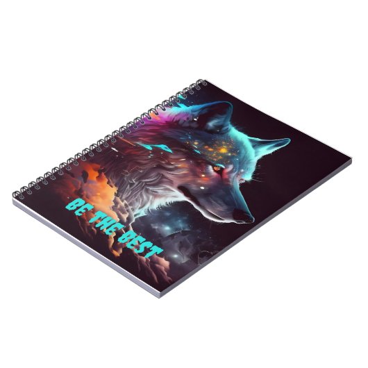 Wolfsgeist Notizblock (Linke Seite)