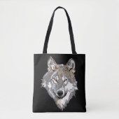Wolfsgesichtsbeutel Tasche (Vorderseite)