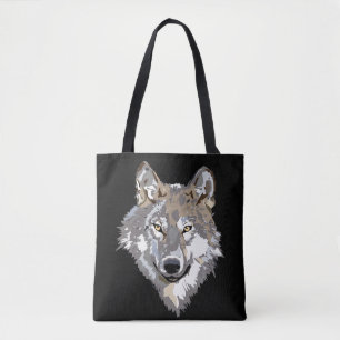 Wolfsgesichtsbeutel Tasche