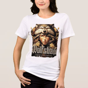 Wolfshane ruft den Mystik der unzähligen Wildnis h Tri-Blend Shirt