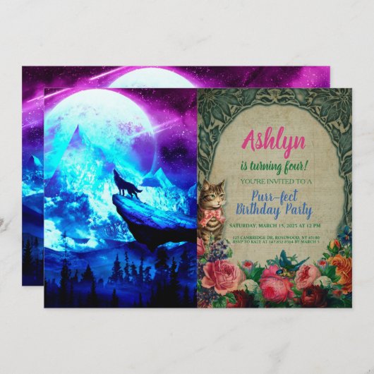 Wolfshecht Einladung (Vorne/Hinten)