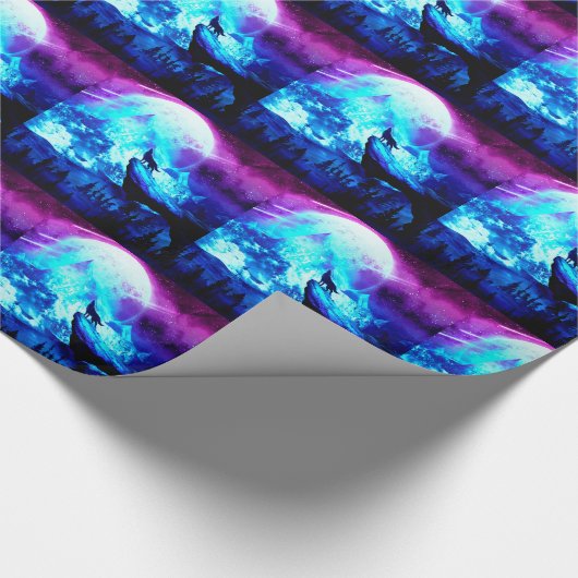 Wolfshecht Geschenkpapier (Ecke)