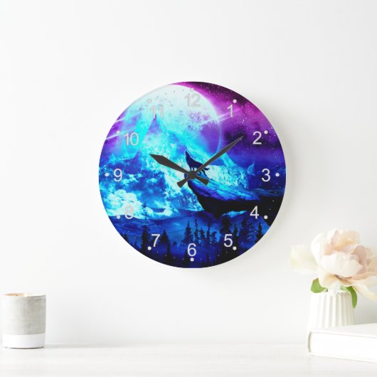 Wolfshecht Große Wanduhr (Zuhause)