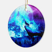 Wolfshecht Keramik Ornament (Links)