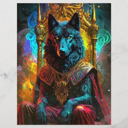 Wolfshepferhund zerreißen flyer (Hinten)