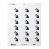 Wolfsheuchen Adressaufkleber (Vorne)