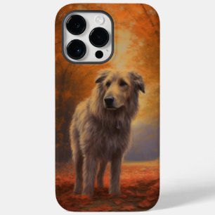 Wolfshund im Herbstlaubfall inspiriert Case-Mate iPhone 14 Pro Max Hülle