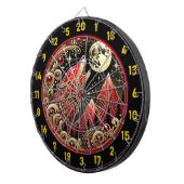 Wolfsinne strahlt das Spiel auf Dartscheibe (Vorderseite rechts)