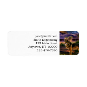 Wolfsjagd in den Bergen