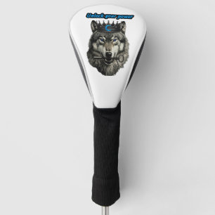 Wolfskönig, entfessle deine Macht Golf Headcover