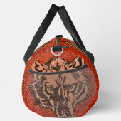 Wolfskopf auf Rot Duffle Bag (Rechts)