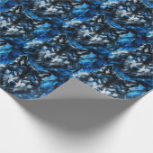 Wolfskopf Geschenkpapier (Ecke)