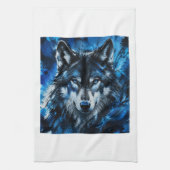 Wolfskopf Geschirrtuch (Vertikal)
