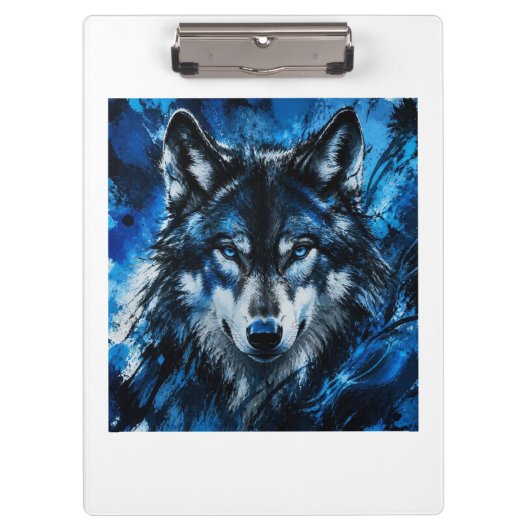 Wolfskopf Klemmbrett (Vorderseite)