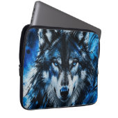 Wolfskopf Laptopschutzhülle (Vorne Rechts)