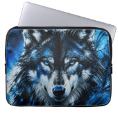 Wolfskopf Laptopschutzhülle (Vorderseite)