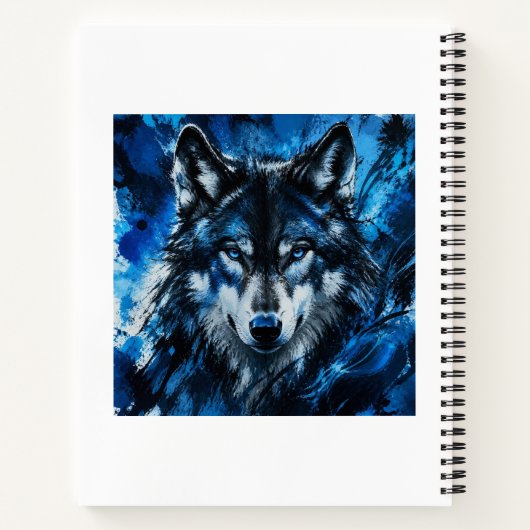 Wolfskopf Notizblock (Rückseite)