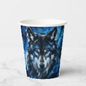 Wolfskopf Pappbecher (Vorderseite)