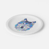 Wolfskopf Pappteller (Schrägansicht)