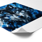 Wolfskopf Poster (Ecke)