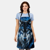 Wolfskopf Schürze (Getragen)