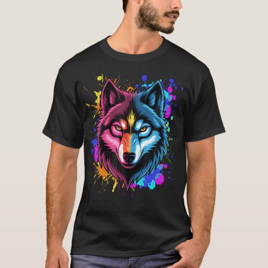 Wolfskopf T-Shirt (Vorderseite)