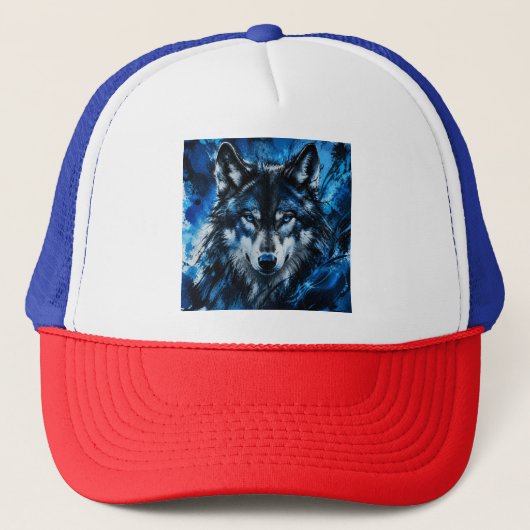 Wolfskopf Truckerkappe (Vorderseite)