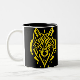 Wolfskopf Zweifarbige Tasse