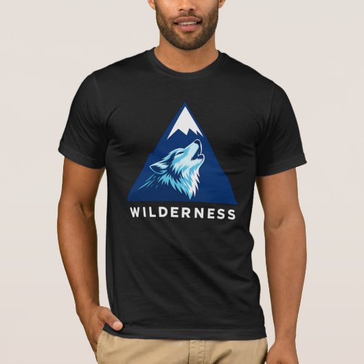 Wolfskunst T-Shirt (Vorderseite)