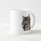 Wolfsleiter Jumbo-Tasse (Vorderseite Rechts)