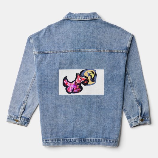 Wolfslichtmond jeansjacke (Rückseite)