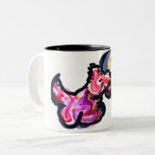 Wolfslichtmond zweifarbige tasse (Vorderseite Links)