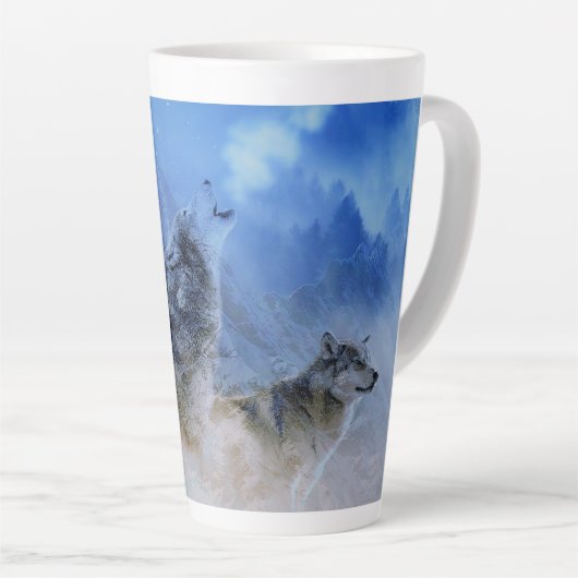 Wolfsmärchen Milchtasse (Rechte Ecke)