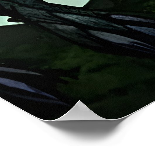 Wolfsmast im Wald | Art der AI Poster (Ecke)