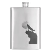 Wolfsmilch Premium Flasche Flachmann (Vorderseite)