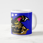 Wolfsmond Freude Jumbo-Tasse (Vorderseite Rechts)
