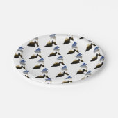 Wolfsmond Pappteller (Schrägansicht)