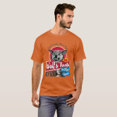 Wolfsooth Dog Food Dirty Hippie Flavor funny retro T-Shirt (Vorne ganz)