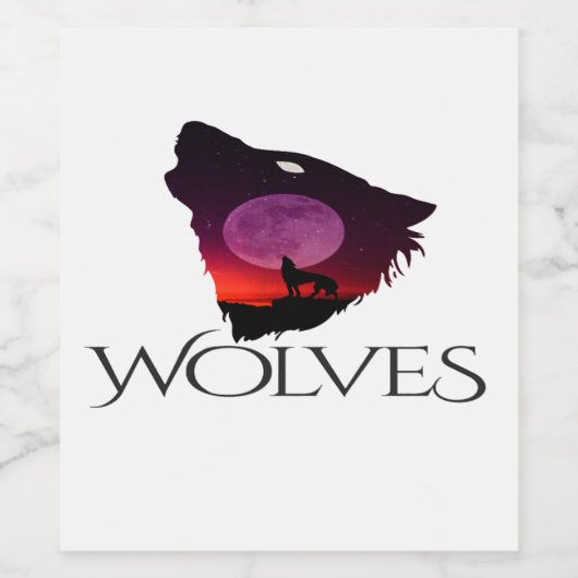 Wolfspakt Weinetikett (Einzelnes Label)