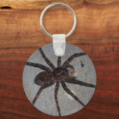 Wolfspinne mit Snack-Schlüsselanhänger Schlüsselanhänger (Vorderseite)
