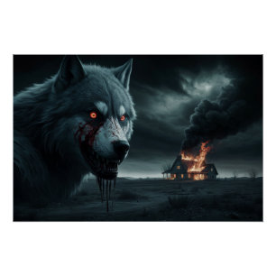 Wolfsposter 02 poster