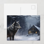Wolfspostkarte Reihe 1-2 Postkarte (Vorne/Hinten)