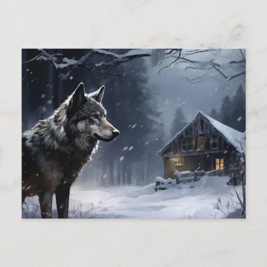 Wolfspostkarte Reihe 1-2 Postkarte (Vorderseite)